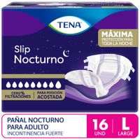 Pañal para Adulto TENA Slip Nocturno Talla L Paquete 16un
