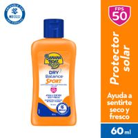 Protector Solar BANANA BOAT Dry Balance Sport FPS50+ Frasco 60ml