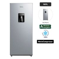 Refrigeradora MIDEA 187L Frost MDRD268FGR50PEW Silver