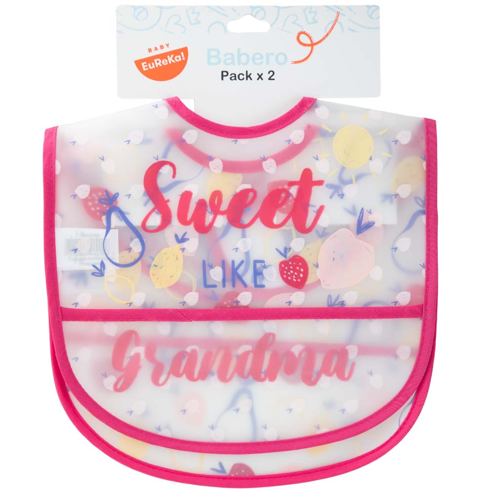 Babero Peva X2 Lets Flamingle BABY EUREKA