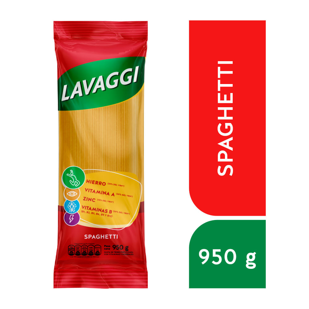 Fideo Spaghetti LAVAGGI Bolsa 950g