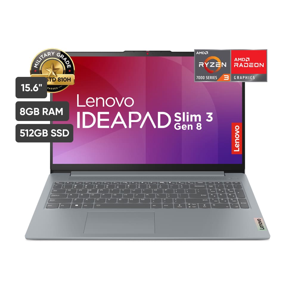 Laptop LENOVO IdeaPad Slim 3 15AMN8 15.6"" AMD Ryzen 3 7320U 8GB 512GB SSD