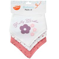 Babero bandana niña BABY EUREKA x3un