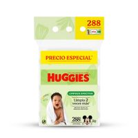 Toallitas Húmedas HUGGIES Limpieza Efectiva Desechables Paquete 288un
