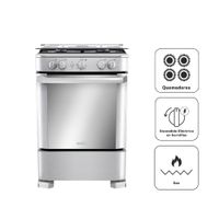 Cocina a Gas MABE 4 Quemadores CMP6030FX1 Inox