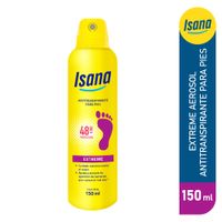 Antitranspirante para Pies en Aerosol ISANA Extreme Frasco 150ml
