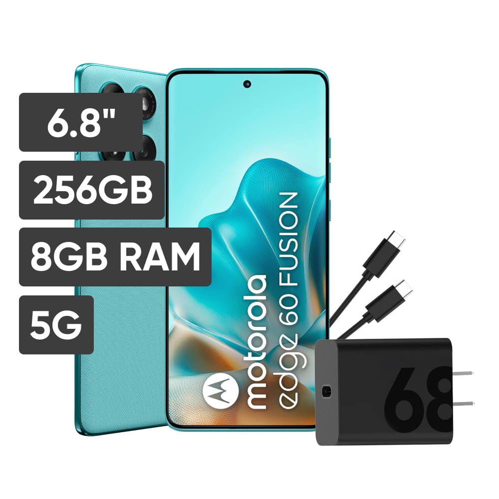 Smartphone MOTOROLA Edge 60 Fusion 6.8"" 8GB 256GB 50MP Amazonite