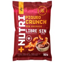 Piqueo Crunch +NUTRI CO Crunch BBQ Ahumado Bolsa 80g