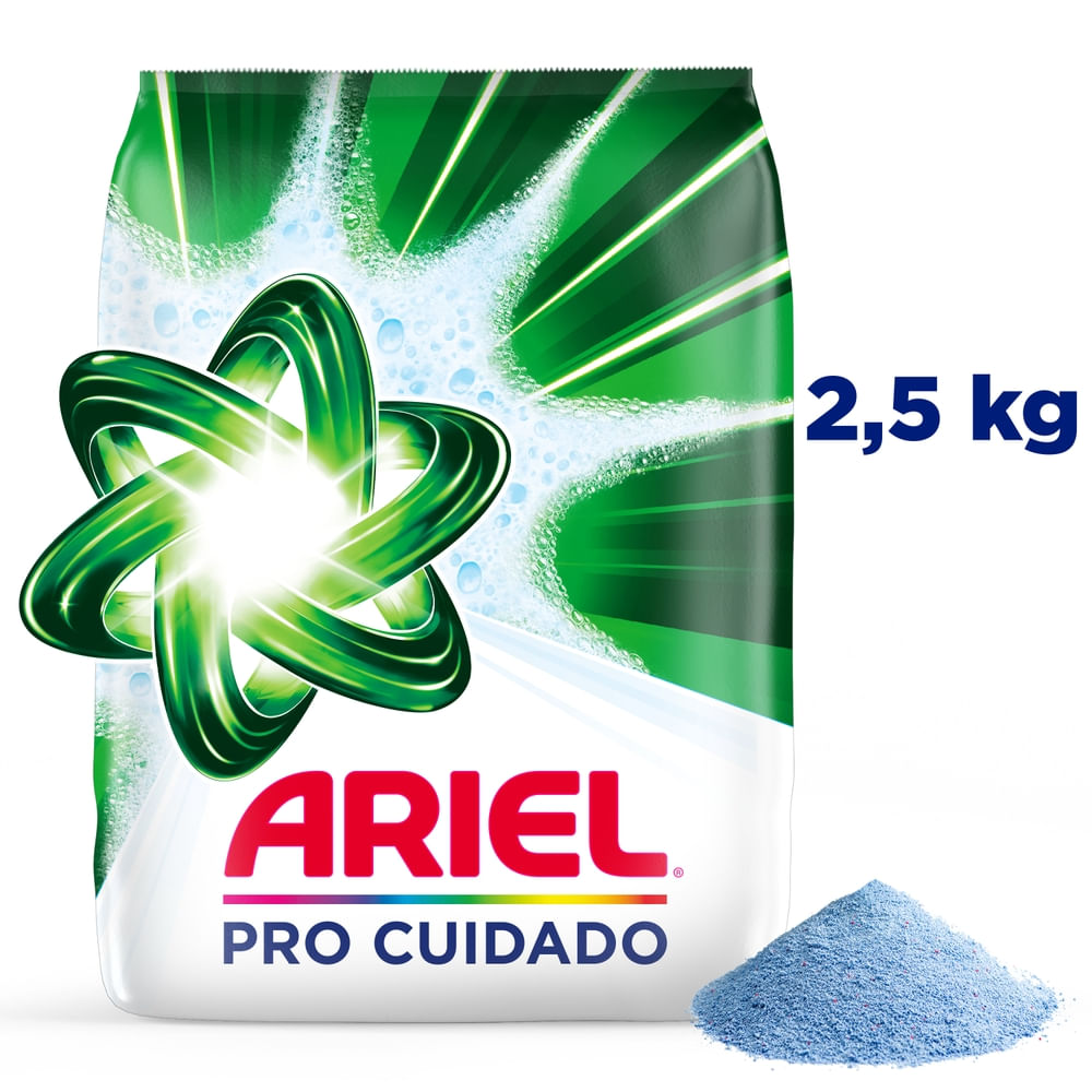 Detergente en Polvo ARIEL Pro Cuidado para Ropa Bl