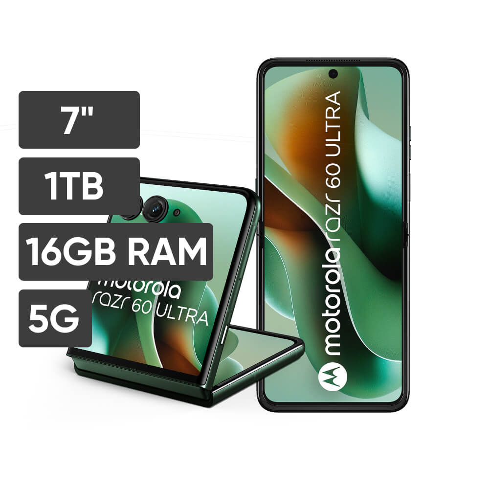 Smartphone MOTOROLA RAZR 60 Ultra 7"" 16GB 1TB 50MP Scarab