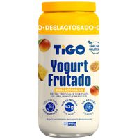 Yogurt Frutado TIGO Deslactosado Tropical Frasco 850g