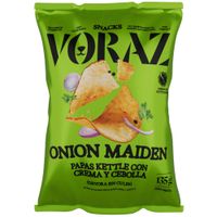 Papa VORAZ Crema Cebolla Bolsa 135g
