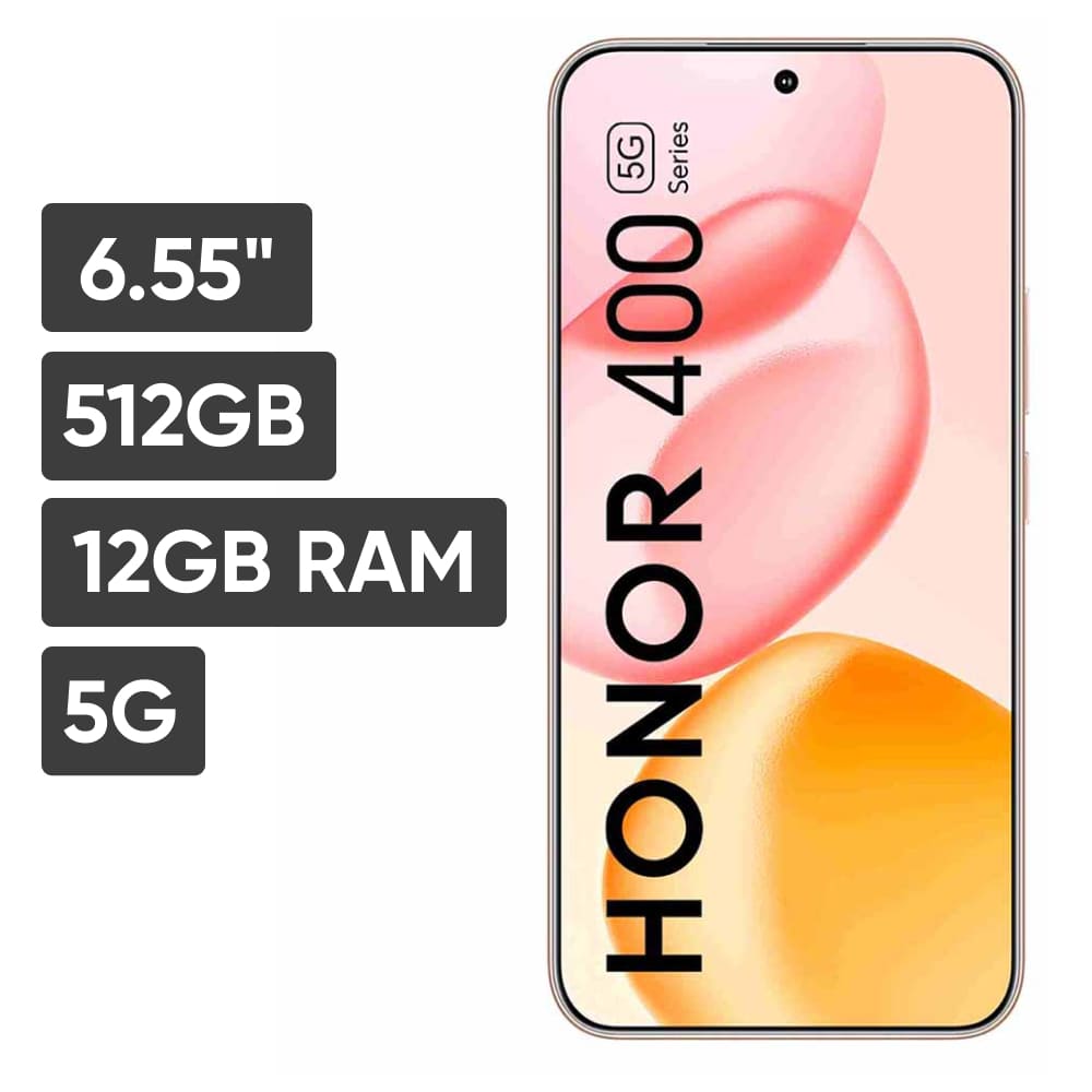 Smartphone HONOR 400 6.55"" 12GB 512GB 200MP + 12MP Desert Gold