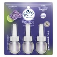 Ambientador Eléctrico GLADE Relax Lavanda Empaque 63ml Paquete 3un