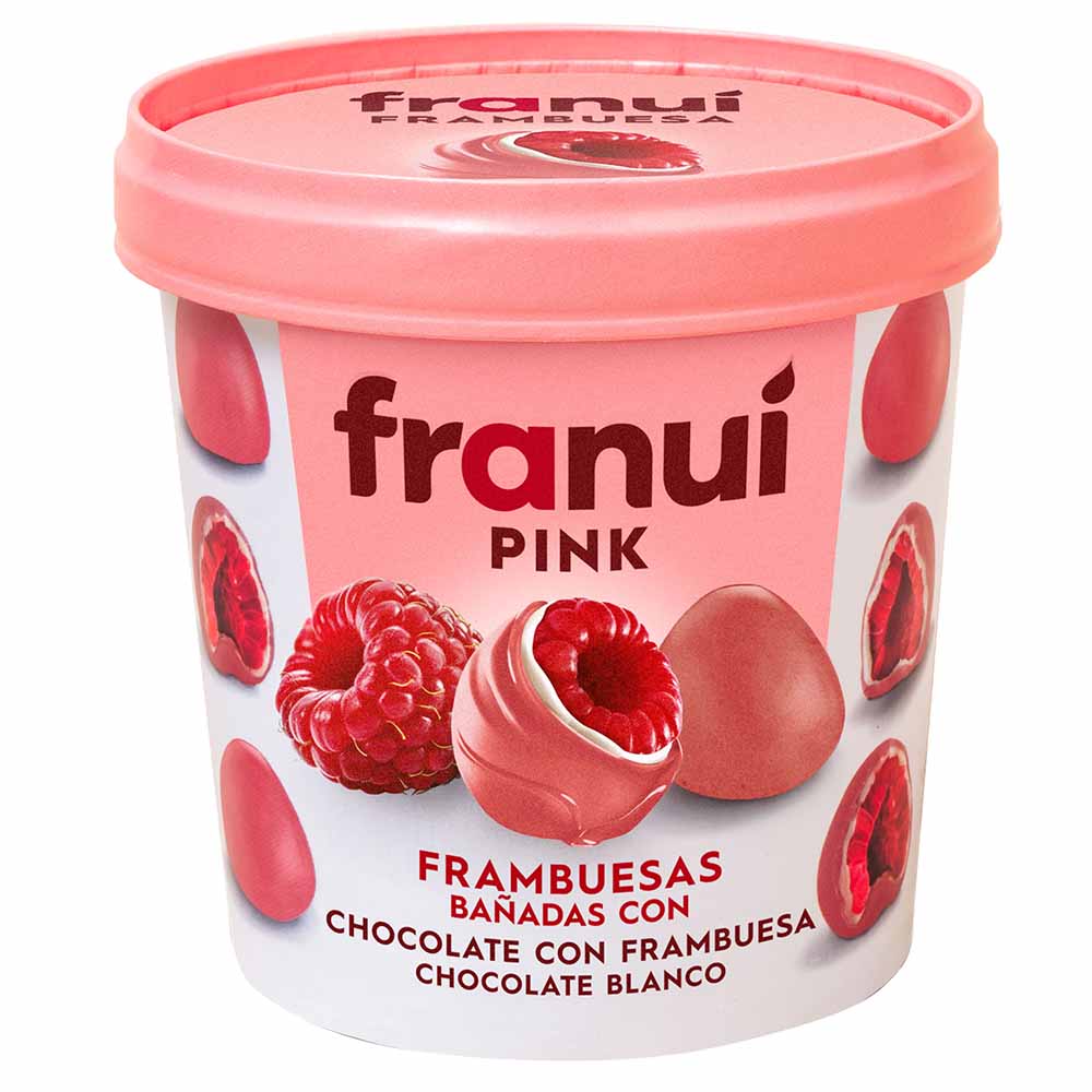Bombones de Chocolate FRANUÍ Pink Pote 150g
