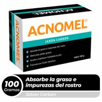 Jabón para Acné ACNOMEL Carbón Activado Caja 100g
