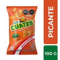 Hojuelas de Maíz LOS CUATES Picantes Bolsa 100g