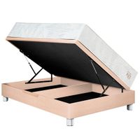 Cama Boxet PARAISO Pocket Max 2 Plazas Champagne