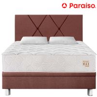 Dormitorio Boxet PARAISO Pocket Max 1.5 Plazas Choco