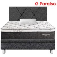 Dormitorio Boxet PARAISO Pocket Star 1.5 Plazas Charcoal