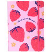 Libreta glitter con liga Berries ARTESCO