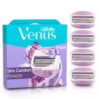 Repuestos para Máquina de Afeitar VENUS Breeze 3 Hojas Paquete 4un