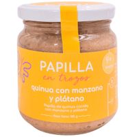 Papilla de Quinua, Plátano y Manzana KIGLI REAL FOOD Frasco 185g