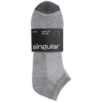 Pack x3 Medias Deportivas Clásicas Básico Hombre SINGULAR