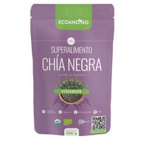 Chía Negra ECOANDINO Granos Orgánicos Doypack 200g