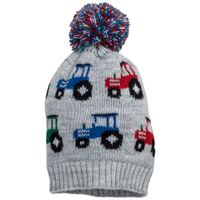 Gorro para Bebé Diseño Camiones Color Gris BABY EUREKA