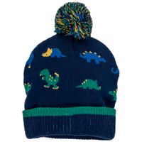 Gorro para Niño Diseño Dinosaurios Color Azul Marino EUREKA