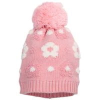 Gorro para Bebé Diseño Flores Color Rosado BABY EUREKA