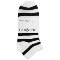 Pack x3 Medias Taloneras Diseño Estampado Mujer SINGULAR