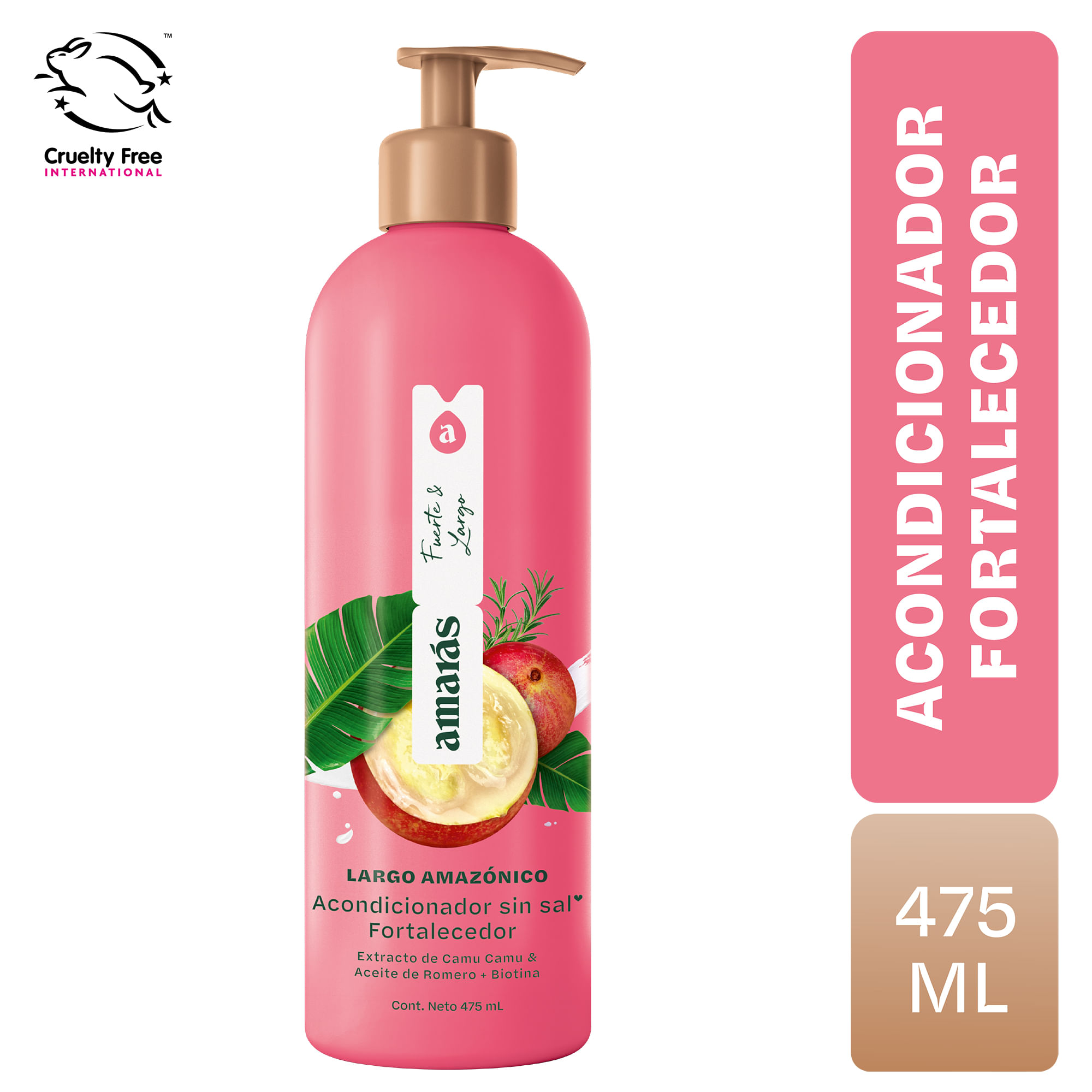 Acondicionador AMARÁS Largo Amazónico Frasco 475ml