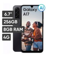 Smartphone SAMSUNG Galaxy A17 6.7"" 8GB 256GB 50.0 MP + 5.0 MP + 2.0 MP Negro