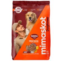 Alimento para Perro MIMASKOT Adulto Medianos y Grandes Sabor Carne Bolsa 3Kg