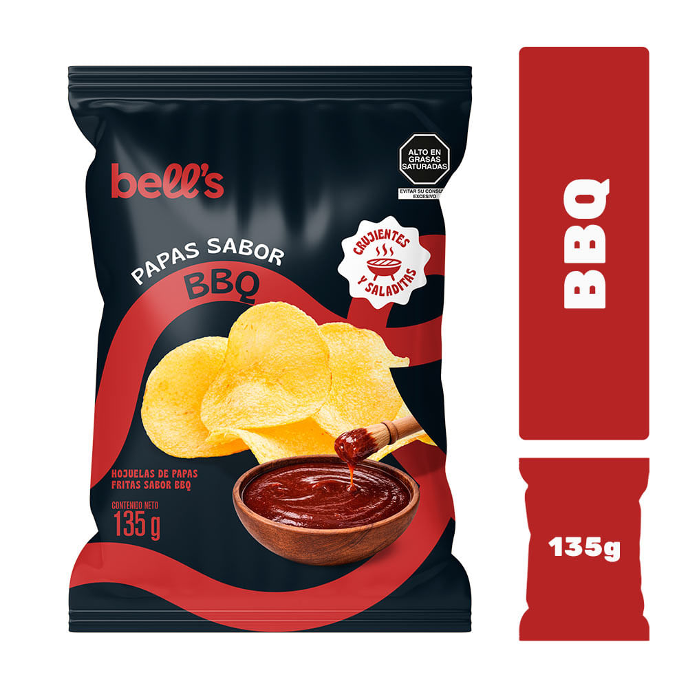 Papas Sabor BBQ BELL'S Bolsa 135g