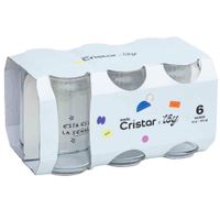 Vaso CRISTAR Lata 16Oz x6un