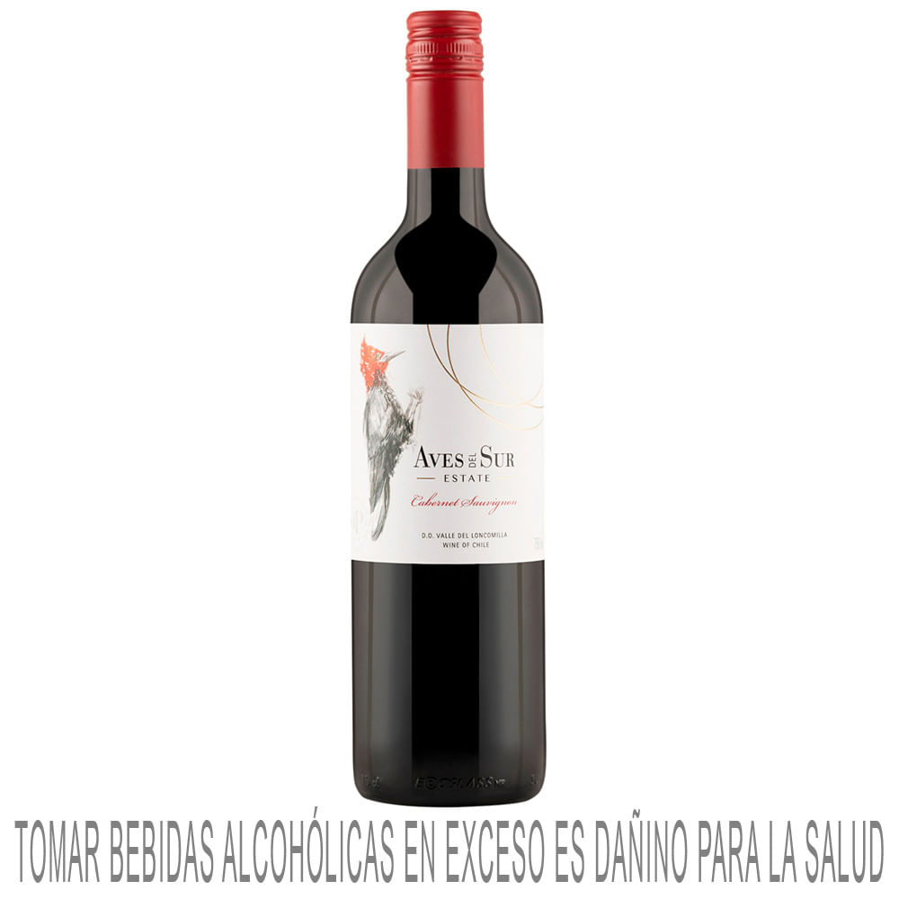 Vino Tinto AVES DEL SUR Estate Cabernet Sauvignon Botella 750ml
