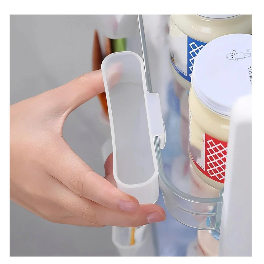 Contenedor Modular Transparente para Refrigeradora y Escritorio Set de 4 Y+Post It