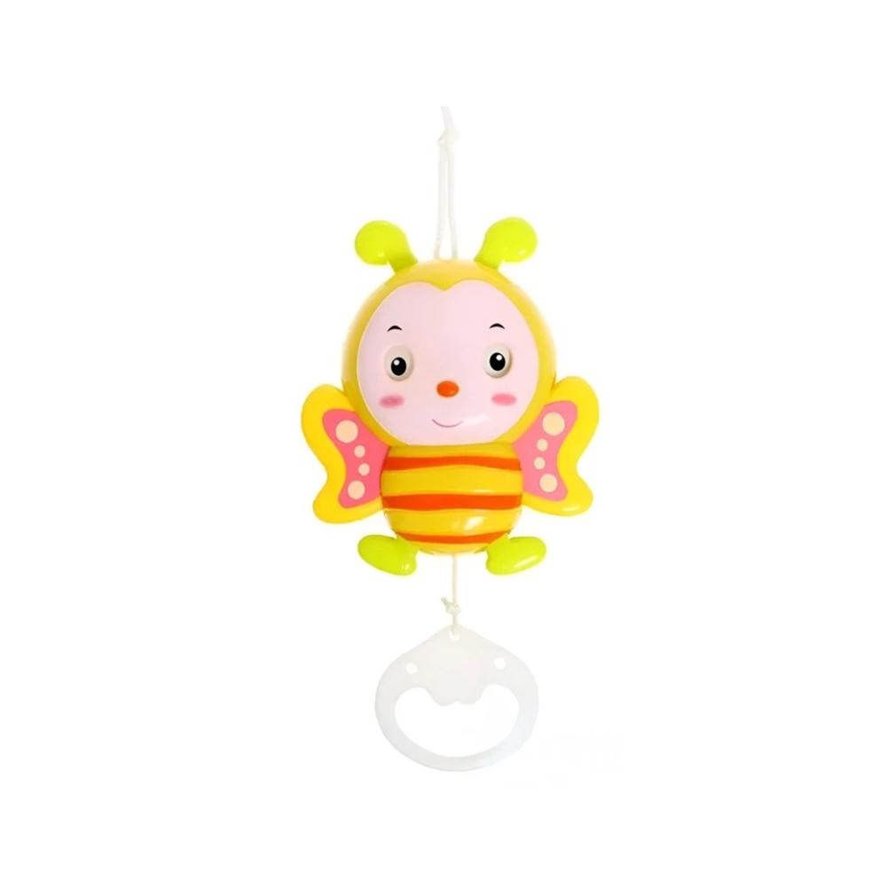 Juguete Abeja Musical a Cuerda Amarillo para Bebe Hogar Sonido Suave Y+Papel Regalo