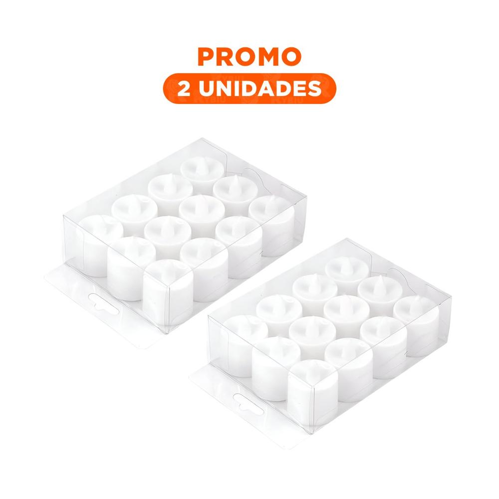 Pack2 Candelas LED para Decoracion de Espacios Personales