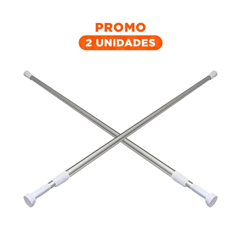 Pack2 Perfil Ajustable para Ducha Ligero y Practico Plomo 1,10m a 2,0m