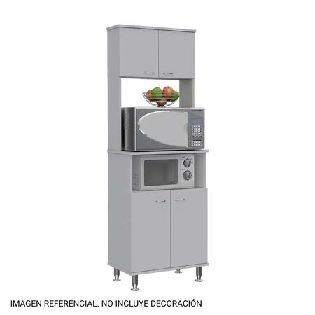Mueble Alacena de Cocina Kitchen 54cm Melamina Blanco Tuhome