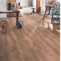 Piso Laminado Ac4 8mm Gold Volcano Oak 2.22m2 Eurohome