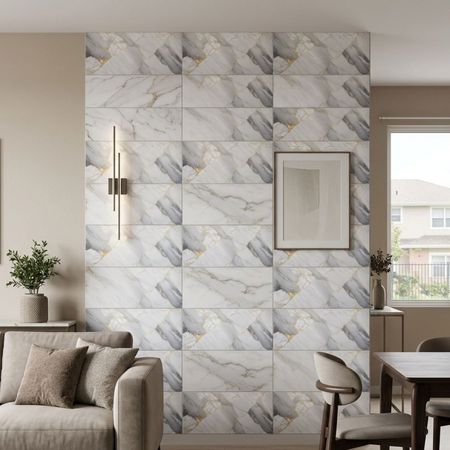 Pared Marmolizada Bangald 30x60cm 1.62m2 Aura