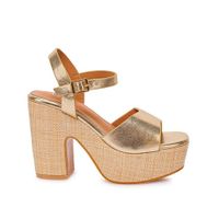 Sandalia Dorsay Casual ANA-2634 Dorado ADV