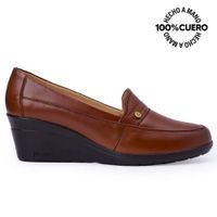 Zapato Mocasín Casual LE-2514 Cobre Viale Cuero
