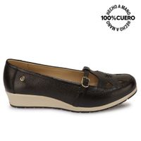 Zapato Canasta Casual WIL-2521 Negro Viale Cuero