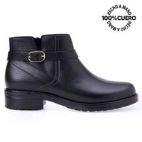 Botín Jodhpur Casual SOFI-2544 Negro Viale Cuero